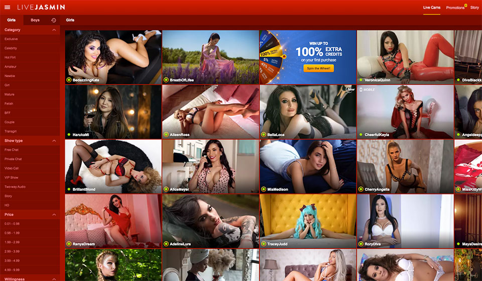LiveJasmine Design of the Website