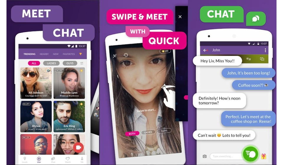 MeetMe Design and Functionality of the Website